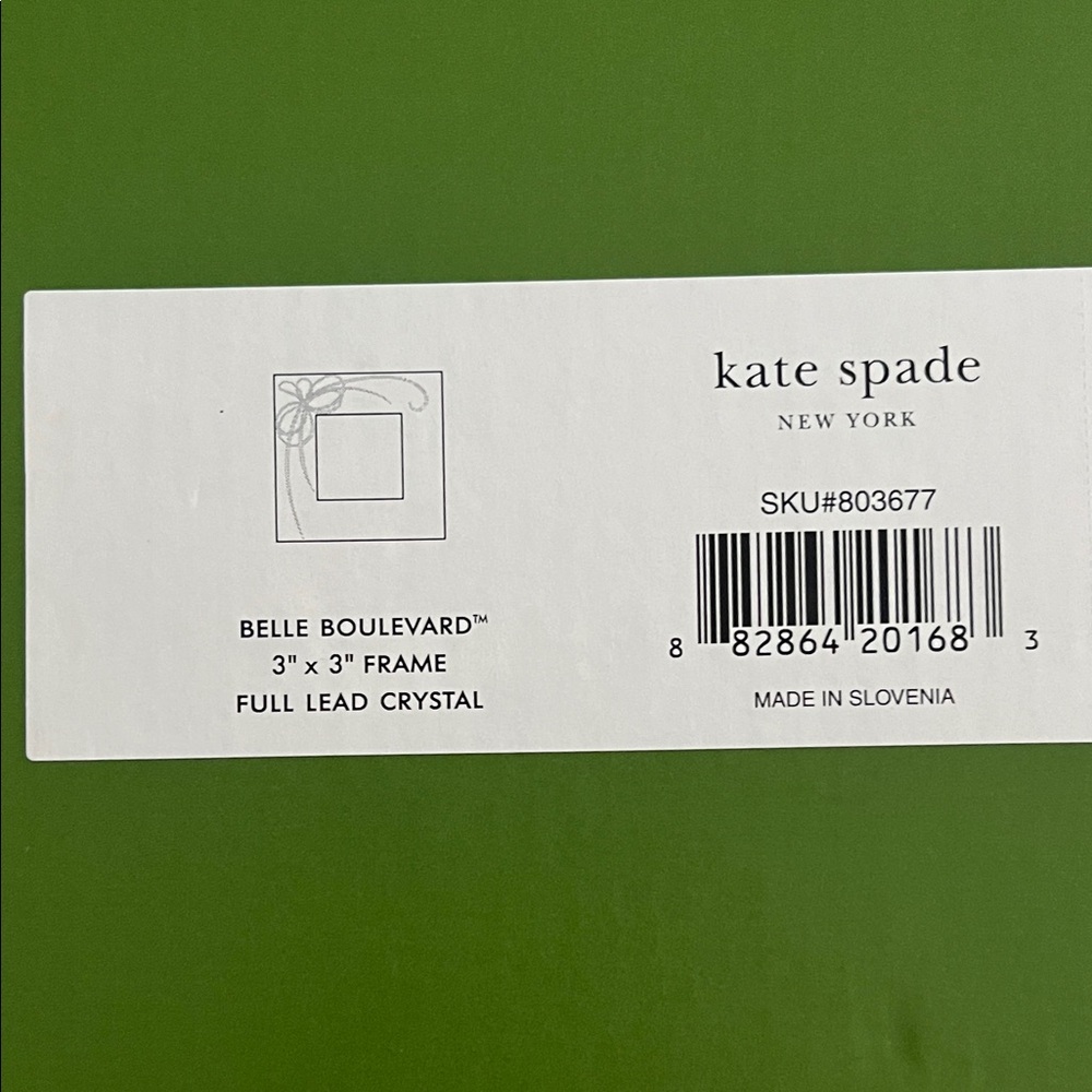 Kate Spade Silver Square Frame - Picture 3 of 3
